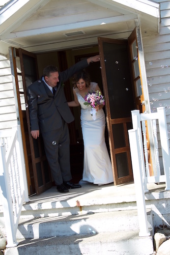 A sample of wedding pictures.